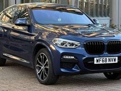 Blue Used 2018 BMW X4 M Sport SUV | £19,890 (Good price)