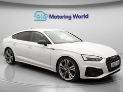 White Used 2022 Audi A5 Sportback Black Edition Hatchback | £28,000 (Fair price)