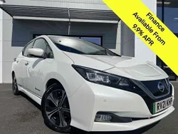 White Used 2021 Nissan Leaf Tekna Hatchback | £9,295