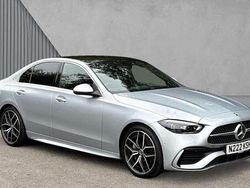 Silver Used 2023 Mercedes C300e AMG Line Premium Plus Sedan | £36,750 (Fair price)