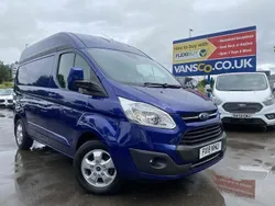 Blue Used 2018 Ford Transit Custom Limited Van | £7,495 (Super price)