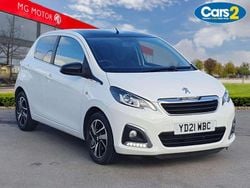 White Used 2021 Peugeot 108 Allure Hatchback | £9,000 (Fair price)