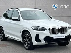 White Used 2022 BMW X3 M Sport SUV | £34,875 (Fair price)