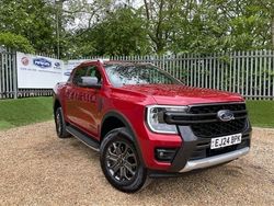 Lucid red Used 2024 Ford Ranger Wildtrack Pickup | £42,490 (A bit pricey)
