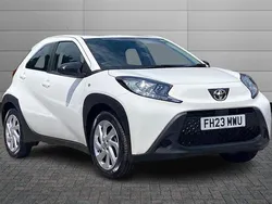 White Used 2023 Toyota Aygo PURE Hatchback | £12,795 (Fair price)