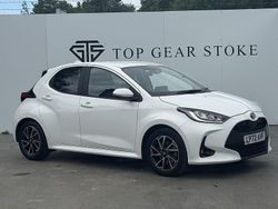 White Used 2023 Toyota Yaris Hybrid Design Hatchback | £15,995 (Good price)
