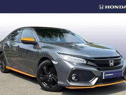 Polished metal Used 2018 Honda Civic EX Hatchback | £14,500 (A bit pricey)