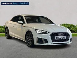 White Used 2022 Audi A5 S-Line Coupe | £22,826 (Good price)