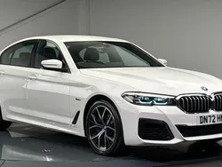 White Used 2022 BMW 545e M Sport | £37,500 (Good price)