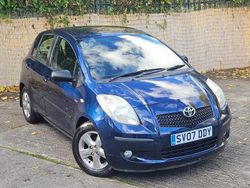 Blue Used 2007 Toyota Yaris Hatchback | £1,295 (Good price)