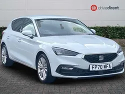 White Used 2021 Seat Leon SE Dynamic Hatchback | £11,592 (Fair price)