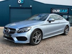 Silver Used 2016 Mercedes C300 AMG Line Premium Coupe | £14,890 (Good price)