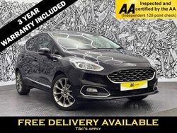 Black Used 2021 Ford Fiesta Vignale Hatchback | £14,095 (Fair price)