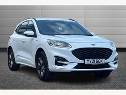 Frozen white Used 2021 Ford Kuga ST-Line SUV | £22,592 (Fair price)