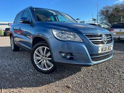 Blue Used 2011 VW Tiguan Sportline SUV | £5,495 (A bit pricey)