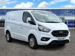 White Used 2021 Ford Transit Custom Limited Van | £17,995 (Fair price)