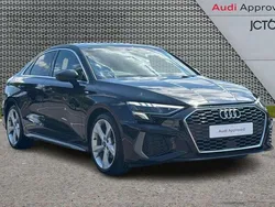 Black Used 2021 Audi A3 S-Line Sedan | £23,000 (Fair price)