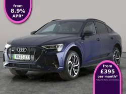 Blue Used 2022 Audi e-tron Black Edition SUV | £26,474 (Fair price)
