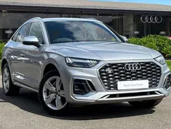 Silver Used 2021 Audi Q5 Sportback S-Line SUV | £29,400 (Good price)