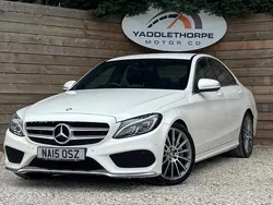 White Used 2015 Mercedes C250 AMG line Sedan | £10,995 (Fair price)