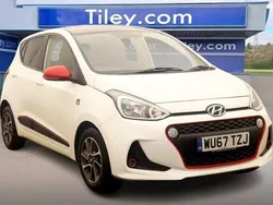 White Used 2017 Hyundai i10 Premium Hatchback | £6,690 (Fair price)