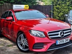 Red Used 2016 Mercedes E220 AMG line Sedan | £10,995 (Good price)