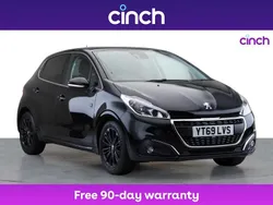 Black Used 2019 Peugeot 208 Hatchback | £9,599 (Fair price)