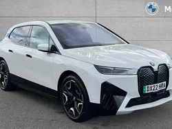 Alpine white Used 2022 BMW iX M Sport SUV | £53,137 (A bit pricey)