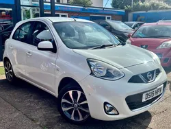 White Used 2015 Nissan Micra Tekna Hatchback | £5,680 (Fair price)