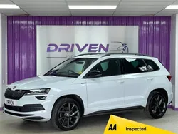 White Used 2019 Skoda Karoq SportLine SUV | £15,500 (Fair price)