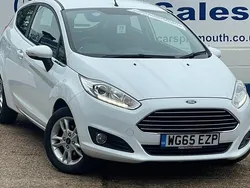 White Used 2015 Ford Fiesta Zetec Hatchback | £5,995 (Fair price)
