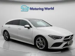 White Used 2021 Mercedes CLA180 Shooting Brake AMG line Estate | £21,700 (Fair price)