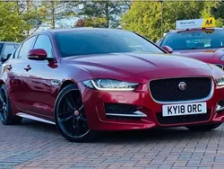 Red Used 2018 Jaguar XE R-Sport Sedan | £9,580 (Fair price)