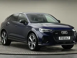 Navarra blue Used 2021 Audi Q3 Sportback Black Edition SUV | £26,700 (Fair price)