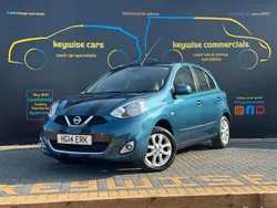 Blue Used 2014 Nissan Micra Acenta Hatchback | £5,490 (Fair price)