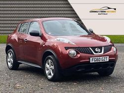 Red Used 2010 Nissan Juke Visia SUV | £3,295 (Fair price)