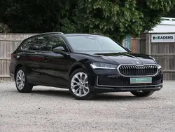 Midnight black metallic Used 2025 Skoda Superb SE L Estate | £33,495 (Expensive)