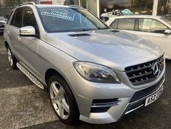 Silver Used 2015 Mercedes ML350 AMG line SUV | £13,900 (Fair price)