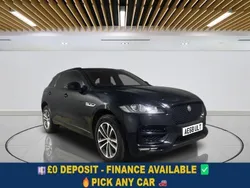 Black Used 2018 Jaguar F-Pace R-Sport SUV | £16,449 (Fair price)