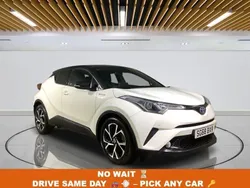 White Used 2018 Toyota C-HR Design SUV | £14,799 (Fair price)