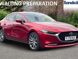 Red Used 2019 Mazda 3 Inclusive Sedan | £14,400 (Fair price)
