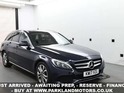 Blue Used 2017 Mercedes C200 Premium Estate | £10,670 (Good price)