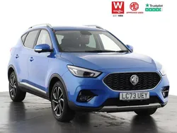 Blue Used 2023 MG ZS Exclusive Sedan | £13,995 (Fair price)