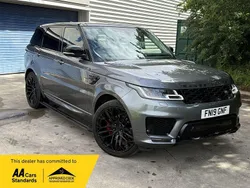 Grey Used 2019 Land Rover Range Rover Sport HSE SUV | £28,495 (Fair price)