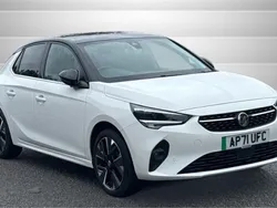 White Used 2021 Vauxhall Corsa-e Elite Hatchback | £11,678 (Fair price)