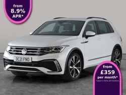 White Used 2021 VW Tiguan R-line SUV | £24,324 (Fair price)