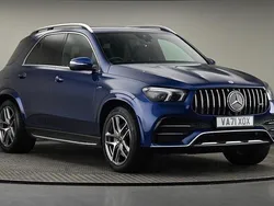 Manufaktur brilliant blue metallic finish Used 2022 Mercedes GLE53 AMG Premium SUV | £47,700
