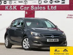 Grey Used 2014 Vauxhall Astra Design Edition Hatchback | £5,495 (Fair price)