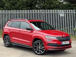 Red Used 2018 Skoda Karoq SportLine SUV | £17,150 (A bit pricey)