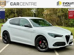 White Used 2021 Alfa Romeo Stelvio Veloce SUV | £23,400 (A bit pricey)